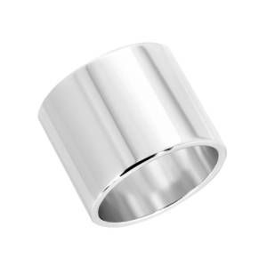 NEW EKLEXIC thick flat ring in silver